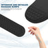 Hasinart Ergonomic Mouse Pad and Keyboard Wrist Rest with Massage Design, Space-Saving Mouse Pad Wrist Support, Memory