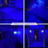 LED Blue Light Bulbs, 4 Pack, A19 E26 Base, 9W (60W Equivalent), Colored Lightbulbs for Holiday Lighting