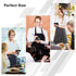 EcoVision Server Book for Waitress, Leather Waiter Organizer with Zipper Pocket, Restaurant Waitstaff Booklet, Guest