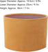 SPYMINNPOO Oval Lampshade Modern Cloth Lamp Cover for Table Floor Lamp, Eye Care for Reading and Relaxing, Suitable