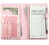 Mymazn Pink Server Book for Waitress, Organizer, Guest Check Book Holder, Fit Server Apron