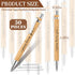 Yeaqee Jesus Loves You Pen Bulk Christian Ballpoint Pen Bamboo Bible Pen Inspirational Black Ink Writing Pen Gift for School Office Church Writing Supplies (50 Pcs)