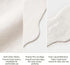 QUUPY 100Pcs 9x6.5cm White Disposable Non-Woven Nose Pore Strips Thin Cotton Patches for DIY Skin Care Facial Spa