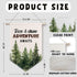 ChissNook Set 3, Woodland Nursery Canvas Banner of Adventure Hunting Nursery Hanging Pennant Banner Flags Wall Display