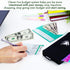 Clever Fox Cash Envelopes for Budgeting System - Tear and Water Resistant, Includes Carry Pouch & 12 Budget Sheets