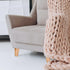 SILENRADAWN 4pcs Solid Wood Furniture Legs Tilted Sofa Legs Coffee Table Feet with Pads for Dresser Tv Cabinet Bedside