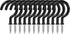 2 Inch Ceiling Hooks, Vinyl Coated Screw-in Cup Hook for Hanging Plants, Lights, Mugs - Heavy Duty Indoor Outdoor Use