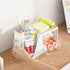 Marbrasse Desk Organizer with 2 Drawer - 360° Rotating Pen Holder, 6 Slots Pencil Organizer for Office