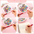 Geyee 300 Pcs Plastic Beadable Pen Set, 20 Bead Ballpoint Pen, 40 Extra Refill, DIY Bead Pen for Back to School Supplies