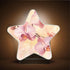 Burbuja 0.2W Floral LED Night Light Plug into Wall Star-Shaped Nightlight Dusk to Dawn Auto Sensor for Bedroom Bathroom