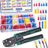 Tnisesm 301Pcs Insulated Wire Electrical Connectors Assortment Kit, Ring, Spade, Butt, Quick Disconnect Terminals
