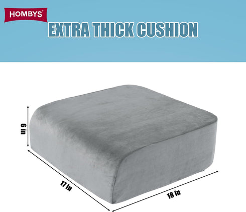 HOMBYS Extra Thick Seat Cushions for Office Chair,Adult Booster Seat for Car,Memory Foam Car Cushion for Height,Chair