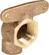 Everflow Supplies CFHE0012-NL 1/2" Nominal Diameter No Lead Hi-Ear Cast Brass 90 Degree Elbow with Sweat Socket