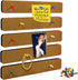 Bulletin Board Cork Board for Walls, Pin Board for Office, Brown Cork Boards for Wall Decoration