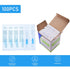 100 Pack 23G 1 Inch Lab Needles, Disposable Luer Lock Sterile Supplies