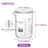 Heavy Duty Glass Beakers Set of 2 pcs, 1000ml Thick-Walled, 3.3 Boro Griffin Low Form for Laboratories and Schools