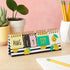 Lemon Perpetual Flip Calendar for Office Desktop, Classroom Supplies, Desk Calendar with Day, Date, Month Display (8 x