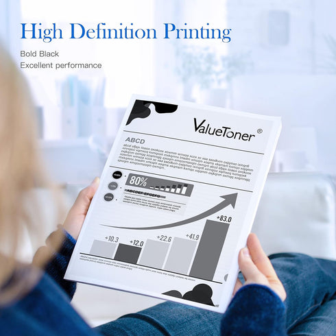 Valuetoner Compatible Toner Cartridge Replacement for Canon 125 Black Toner Cartridge, High Yield