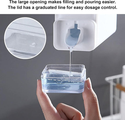 DEWIN Laundry Detergent Dispenser, Detergent Dispenser, Refluxable Laundry Detergent Container, Plastic Liquid Laundry