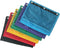 School Smart Mesh Zippered Binder Pockets, 10 x 7-1/2 Inches, Assorted Colors, 12 Pack