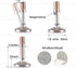 Adjustable(3/8-16 Kits-8 Sets),Heavy Furniture Levelers Swivel Feet,Angle Height Nut Inserts Duty Leveling Legs