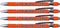 Auburn Soft Touch Coated Metal Pen 4 Pack (4011)
