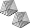 EASEPRES 9 Slot Magazine Rack | Book Record Holder | Desktop Iron Storage Rack Bookshelf | Multifunction Triangle File