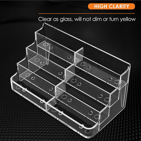 MaxGear Acrylic Business Card Holder for Desk, Multiple Business Card Holders, Card Display Holder, Clear Plastic
