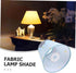 Holibanna Pleated Lampshade for Table Floor Lamps Handmade Fabric Drum Shade Detachable Design for Easy Cleaning