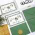 50 Pack 4 6 Inch Whaline Baby Shower Thank You Cards Boxed Green Plaid Vegetable Greeting Cards with Envelopes Stickers