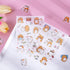 Doraking 250 Sheets Cute Cartoon Dog Memo Notes - Writing Pads with 2 Sheets Decorative Stickers