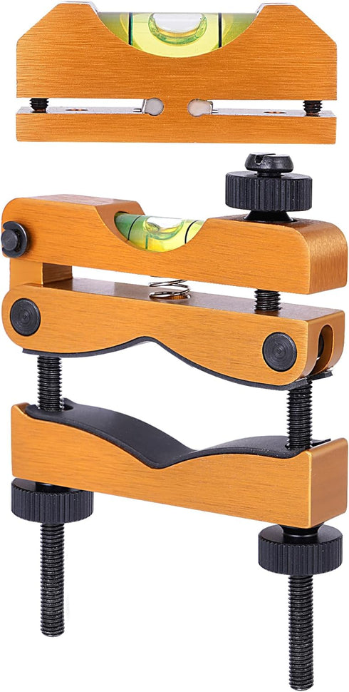 Magnetic Universal Leveling Tool, Scope Leveling Kit, Precision Leveling Bubble Clips for Equipment Maintenance