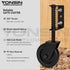 4.3" Heavy Duty Spring Loaded Gate Caster with Bearing, Drag Gate Wheels with 360° Swivel for Wooden Gate Fence, 330