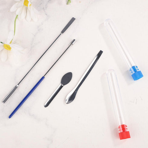 4pcs Cap Filling Machine Kit, Encapsulation Kit with U-Shaped Spatula, Small Spoons, Tamper for Medication and