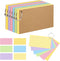 ANSTEEP 500PCS Colored Index Cards, 3x5 Inches Flash Cards with Ring (3x5(800))