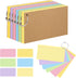 ANSTEEP 500PCS Colored Index Cards, 3x5 Inches Flash Cards with Ring (3x5(800))