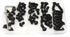 iexcell 50 Pcs M6 x 8/10/12/16/20 Alloy Steel Hex Socket Button Head Cap Screws Assortment Kit, Black Oxide