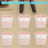 G.CORE Large Pegboard Cups - 6 Pack Storage Bin with Hooks, Square Box Shape Holder for Garage, Craft Room, Home