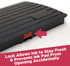 Large Premium Black Ink Stamp Pad - 3" by 6" Quality Felt Pad