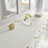 CRE8TIVE 12"x80" Cream White Peel and Stick Wallpaper - Waterproof Self Adhesive Matte Vinyl for Bathroom, Cabinets