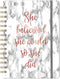 Frasukis Ruled Notebook/Journal - College Ruled Spiral Notebook, 8.5" x 6.4", Waterproof Hardcover
