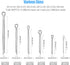 DYWISHKEY 360PCS 304 Stainless Steel Cotter Pin Assortment Kit