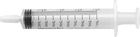 BRANDZIG 10ml (100 Pack) Oral Syringe With Cap | Oral Dispenser Without Needle, Luer Slip Tip | Individually Wrapped