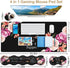Peony Flower Inspirational Quotes Large Mouse Pad with Wrist Support Set, Ergonomic Mouse Wrist Pad +XXL Gaming Pad