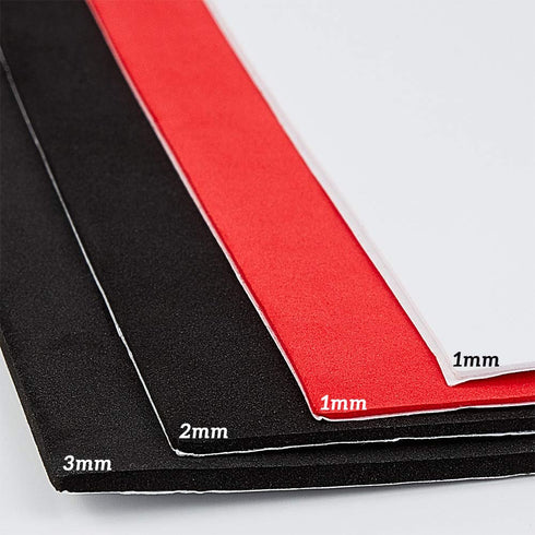 BENECREAT 10PCS 2mm Thick Self-Adhesive Foam Sheet 8.3x11.8" for Halloween Decor, Containers, and Furniture Protection