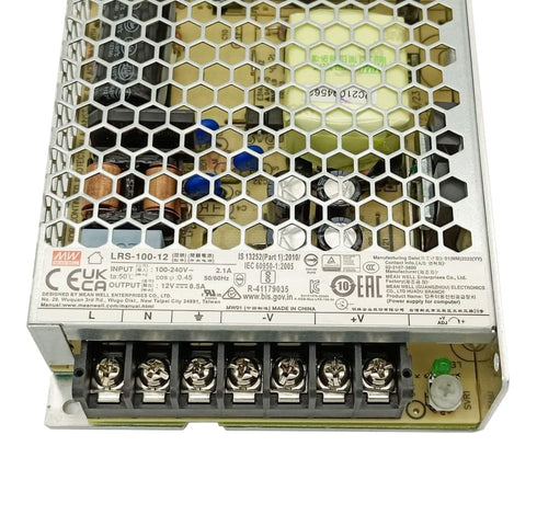 Mean Well LRS-100-12 102W 12V Switching Power Supply