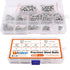 600pcs 12 1-8mm 1mm 2mm 2.5mm 3mm 3.5mm 4mm 4.5mm 5mm 5.5mm 6mm 7mm 8mm K-085-600 weideer Size Stainless Steel