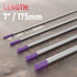 YESWELDER .040"x 7" TIG Weld Tungsten Electrode, 10-pk, Non-Radioactive Comparable to E3 Purple