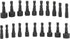 NEIKO 10068A 20 Piece Nut Driver Set for Impact Drill, 1/4 Hex Small Nut Driver Bits