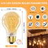 A19 E26 Bulbs 40 Non-Dimmable, 2200K Bulbs, 4W A19 Bulb 40 4 PACK Bulbs, 90+ Vintage LED Edison Light Watt, Amber Warm